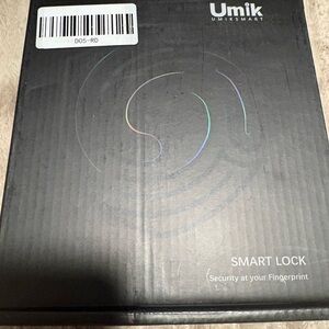 Umik Smart Lock - Black Fingerprint Door Lock